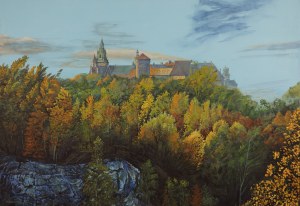 Waldemar OBCOWSKI (b. 1962), Wawel seen from the side of the Lebanon quarry, 2023