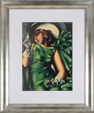 Tamara Lempicka (1898 - 1980), Junge Dame mit Handschuhen