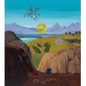 Leszek Rózga (1924 - 2015), Mémoires d'un paysage de la Renaissance, 1976