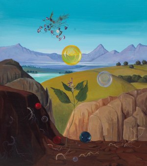 Leszek Rózga (1924 - 2015), Memorie di un paesaggio rinascimentale, 1976