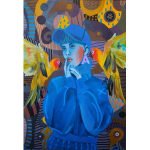 Martin Painta, Ona a modrá čiapka, 2019