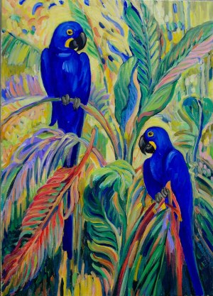 Dorota Goleniewska-Szelągowska, Parrots, 2023