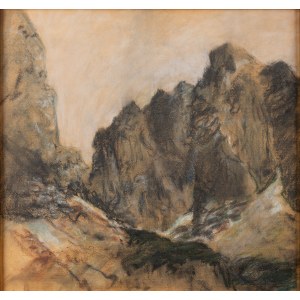 Leon Wyczółkowski (1852 Huta Miastkowska - 1936 Warsaw), Goat Pass in the Tatra Mountains, 1904-1905