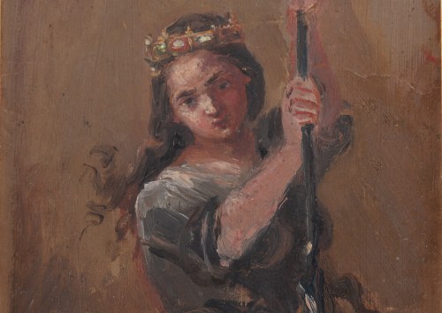 Jan Matejko (1838 Kraków - 1893 Kraków), Joanna d'Arc, około 1886