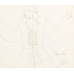 Stanislaw Szukalski (1893 Warta near Sieradz - 1987 Los Angeles), Costume sketch, ca. 1960