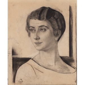 Ludomir Sleńdzinski (1889 Vilnius - 1980 Krakow), Portrait of a Woman, 1921