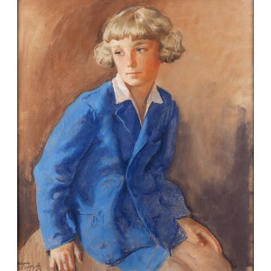 Adam Bunsch (1896 Cracovie - 1969 Cracovie), Portrait d'Adaś, 1935
