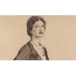 Józef Mehoffer (1869 Ropczyce - 1946 Wadowice), Portrait of a young woman, ca. 1925