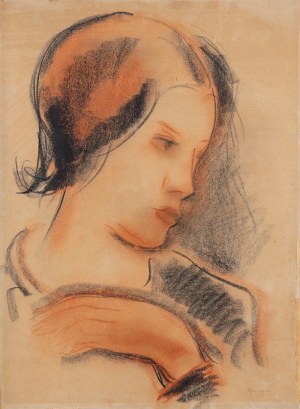 Maximilian Feuerring (1896 Lvov - 1985 Sydney), Portrait de femme