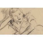 Ludwik Klimek (1912 Skoczów - 1992 France), Woman on a sofa