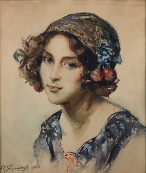 Stanisław Zawadzki (1878 Warschau - 1960 Warschau), Porträt einer Frau, 1926