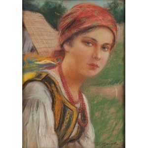 Stanisław Górski (1887 Kościan - 1955 Kraków), Portrait de femme