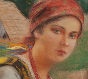 Stanisław Górski (1887 Kościan - 1955 Kraków), Portrait de femme