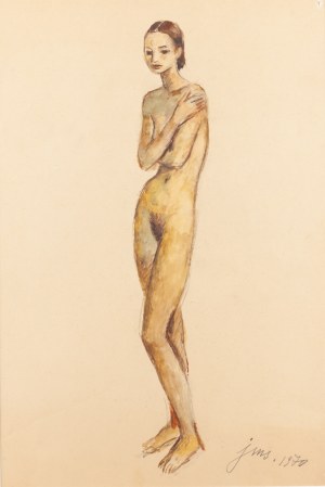 Jan Marcin Szancer (1902 Kraków - 1973 Warsaw), Nude, 1970