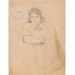 Jacek Malczewski (1854 Radom - 1929 Krakow), Portrait of a young man (recto) / Portrait of a woman (verso)
