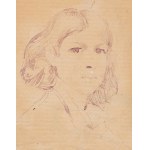 Jacek Malczewski (1854 Radom - 1929 Cracovie), Portrait d'un jeune homme (recto) / Portrait d'une femme (verso)