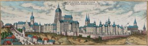 HOGENBERG FRANZ (German 1535-1590) - Imperial Palace in Prague