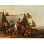 BRASCH VACLAV IGNAC (ceco/boemo 1708-1761) - Coppia di dipinti - Esercito ungherese