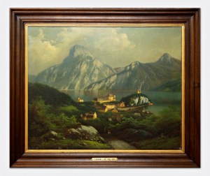 LEPIE FERDINAND (Čech, Rakušan 1824-1883) - Traunkirchen