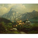 LEPIE FERDINAND (tchèque / bohémien, autrichien 1824-1883) - Traunkirchen