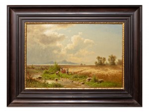 CHWALA ADOLF (tchèque / bohème, autrichien 1836-1900) - Paysage près de Breclav