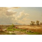 CHWALA ADOLF (Tschechisch / Böhmisch, Österreichisch 1836-1900) - Landschaft bei Breclav