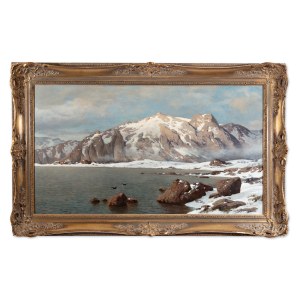 HAUBTMANN MICHAEL (tchèque / bohème 1843-1921) - Am Malangerfjord
