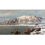 HAUBTMANN MICHAEL (Czech / Bohemian 1843-1921) - Am Malangerfjord