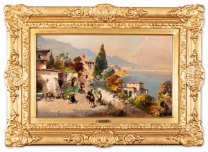ALOTT ROBERT (austriaco 1850-1910) - Golfo di Napoli