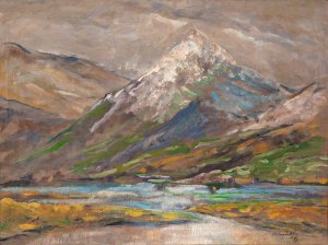 MEDNYANSZKY LASZLO (Hongrois 1852-1919) - Monts Tatras