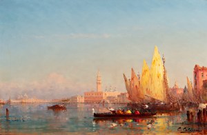 CALDERON CHARLES-CLEMENT (French 1870-1906) - Venice
