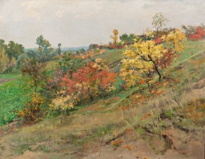 TRSEK VILEM (ceco/boemo 1862-1937) - Paesaggio autunnale