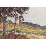 BUBENICEK OTA (ceco/boemo 1871-1962) - Paesaggio con alberi