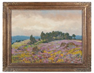 PANUSKA JAROSLAV (Czech / Bohemian 1872-1958) - Flowering hillside