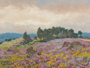 PANUSKA JAROSLAV (Czech / Bohemian 1872-1958) - Flowering hillside