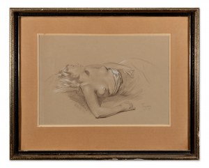 HYNAIS VOJTECH (ceco/boemo 1854-1925) - Nudo di ragazza