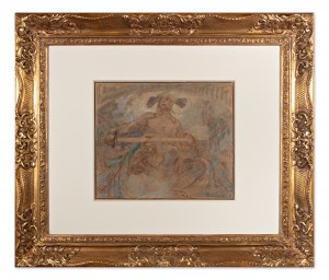 MUCHA ALFONS (ceco/boemo, francese 1860-1939) - Guerriero (formato grande)