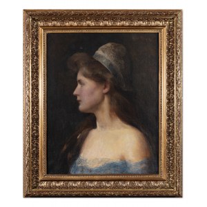 ROYER HENRI (Francja 1869-1938) - Dziewczyna