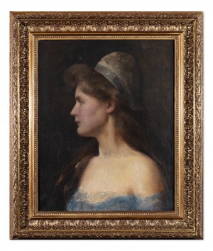 ROYER HENRI (Francja 1869-1938) - Dziewczyna
