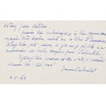 SVABINSKY MAX (tchèque / bohémien 1873-1962) - Dessin pour Ex Libris Dr. Rudolf Neumann et carte de visite avec un message de Zuzana Svabinska