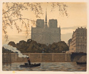 SIMON TAVIK FRANTISEK (Tschechisch / Böhmisch 1877-1942) - Notre Dame