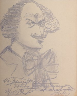 GUTTMANN ROBERT (ceco/boemo, polacco 1880-1942) - Autoritratto