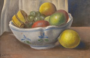 KUBIN OTAKAR (ceco/boemo, francese 1883-1969) - Natura morta con frutta