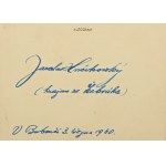 HNEVKOVSKY JAROSLAV (tchèque / bohème 1884-1956) - Jeune fille de Ceylan et autographe