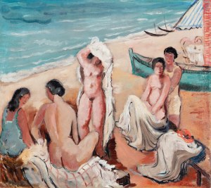 OBRESHKOV BENCHO YORDANOV (Bulgarian 1899-1970) - Bathing