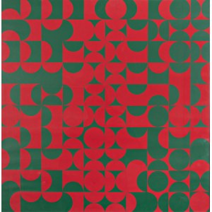 SYKORA ZDENEK (Czech / Bohemian 1920-2011) - Red-green texture