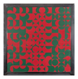 SYKORA ZDENEK (Czechy, 1920-2011) - Czerwono-zielona tekstura