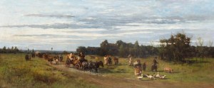 Wladyslaw Szerner (1836 Warsaw - 1915 Unterhaching), On the Road, 1874.