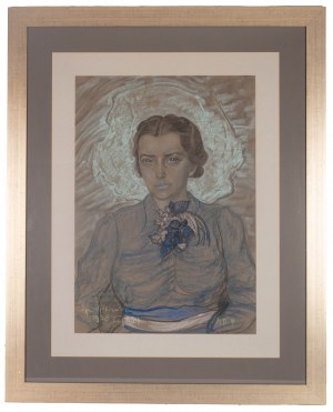 Stanisław Ignacy Witkiewicz (1885 Varsovie - 1939 Jeziory in Polesia), Portrait de femme, 1938.