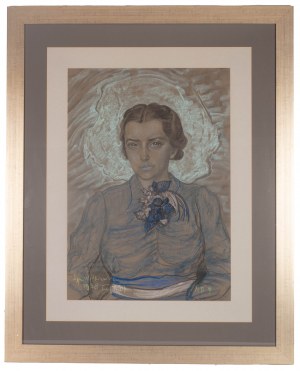 Stanisław Ignacy Witkiewicz (1885 Varšava - 1939 Jeziory v Polesí), Portrét ženy, 1938.